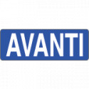 Foglio n. 1 etichette adesive fondo blu avanti