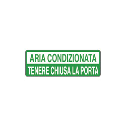 Foglio n. 1 etichette adesive fondo verde ARIA CON