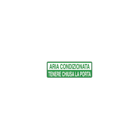 Foglio n. 1 etichette adesive fondo verde ARIA CON