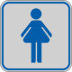 Etichetta argento simbolo TOILETTE DONNA