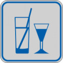 Etichetta argento simbolo BAR