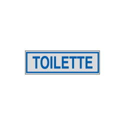 Etichette argento TOILETTE
