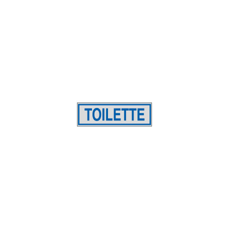 Etichette argento TOILETTE