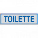Etichette argento TOILETTE