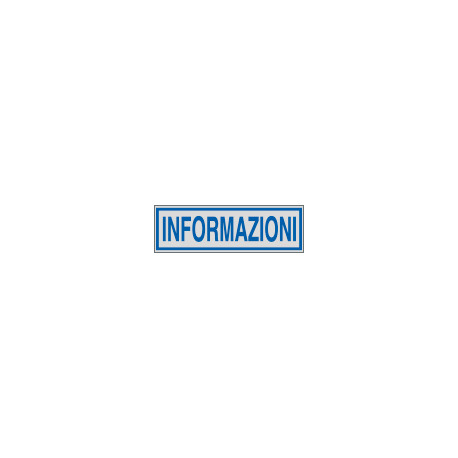 Etichette argento INFORMAZIONI