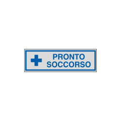 Etichette argento PRONTO SOCCORSO