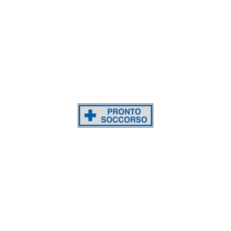 Etichette argento PRONTO SOCCORSO