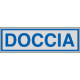 Etichette argento DOCCIA