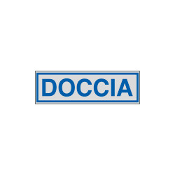 Etichette argento DOCCIA