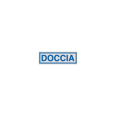 Etichette argento DOCCIA
