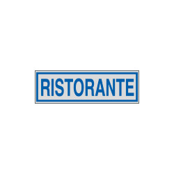 Etichette argento RISTORANTE