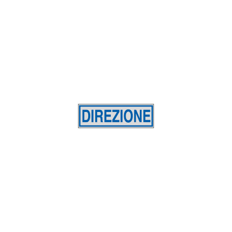 Etichette argento DIREZIONE
