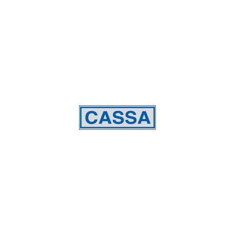 Etichette argento CASSA