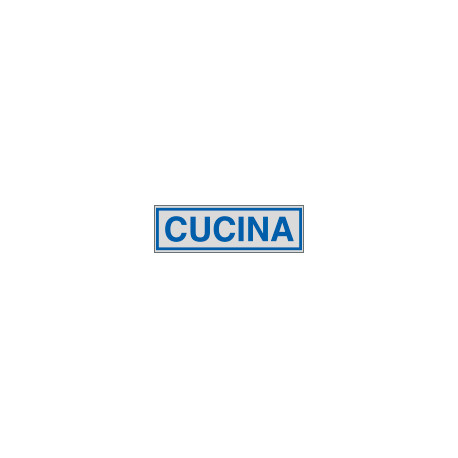 Etichette argento CUCINA