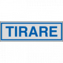 Etichette argento TIRARE