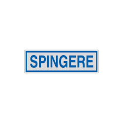 Etichette argento SPINGERE
