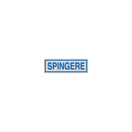 Etichette argento SPINGERE