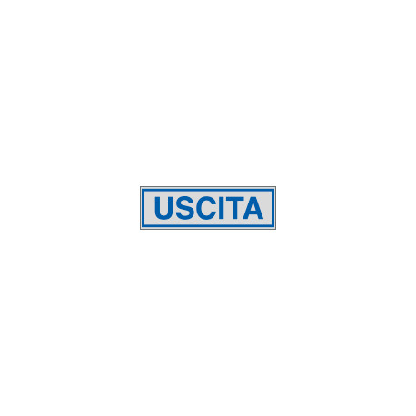 Etichette argento USCITA