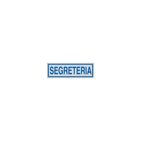 Etichette argento SEGRETERIA