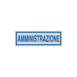 Etichette argento AMMINISTRAZIONE