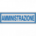 Etichette argento AMMINISTRAZIONE