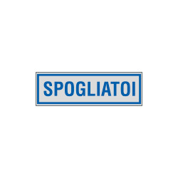Etichette argento SPOGLIATOI