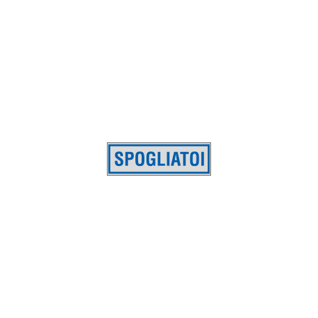 Etichette argento SPOGLIATOI