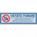 Etichette argento vietato fumare per condominio