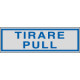 Etichette argento TIRARE PULL