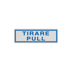 Etichette argento TIRARE PULL