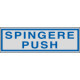 Etichette argento SPINGERE PUSH
