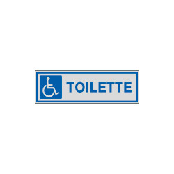 Etichette argento TOILETTE DIVERSAMENTE ABILI