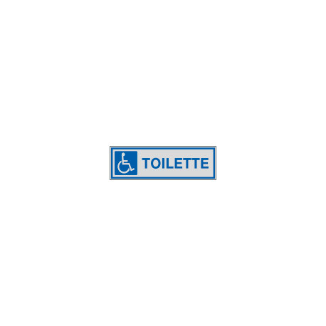 Etichette argento TOILETTE DIVERSAMENTE ABILI