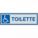 Etichette argento TOILETTE DIVERSAMENTE ABILI