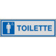 Etichette argento TOILETTE UOMO + DIVERSAMENTE ABILE