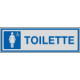 Etichette argento TOILETTE DONNA + DIVERSAMENTE ABILE
