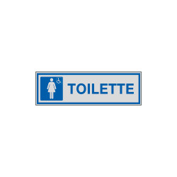 Etichette argento TOILETTE DONNA + DIVERSAMENTE ABILE