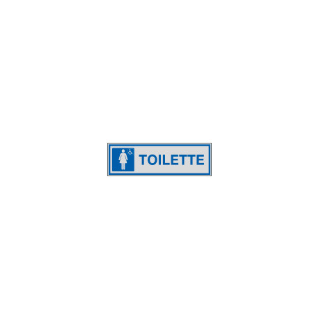 Etichette argento TOILETTE DONNA + DIVERSAMENTE ABILE