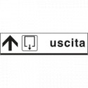 Cartello scatolato USCITA avanti