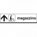 Cartello scatolato MAGAZZINO avanti