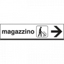 Cartello MAGAZZINO destra