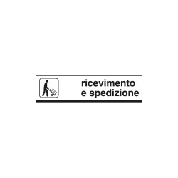 Cartello indicazione RICEVIMENTO SPEDIZIONE