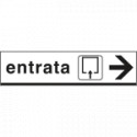 Tabella indicazione ENTRATA destra