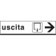 Tabella indicazione USCITA destra
