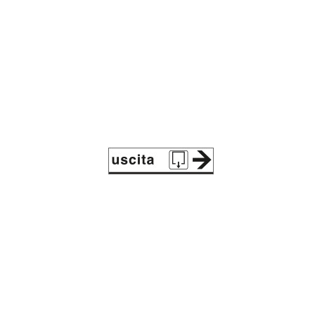 Tabella indicazione USCITA destra