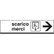 Tabella indicazione SCARICO MERCI destra