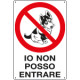 Cartello "IO NON POSSO ENTRARE"
