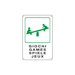 Cartello "GIOCHI"