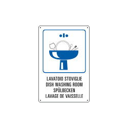 Cartello "LAVAGGIO STOVIGLIE"