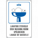 Cartello "LAVAGGIO STOVIGLIE"